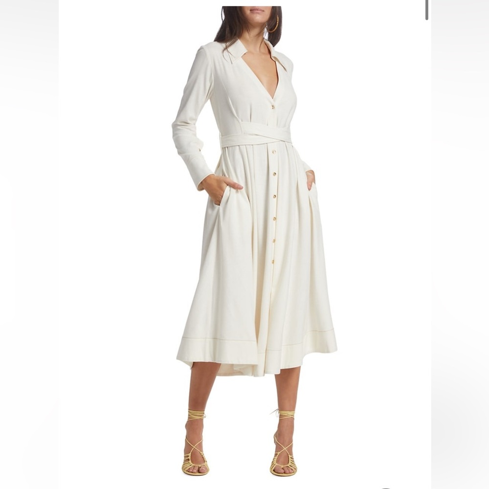 Cult Gaia
Nyle Belted Cut-Out Shirtdress